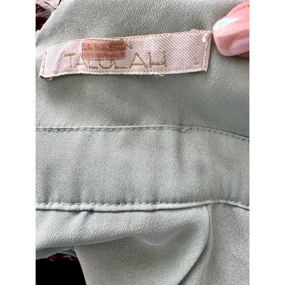 Talulah Super Bloom Mini Dress In Red Floral Garden - Picture 8 of 8